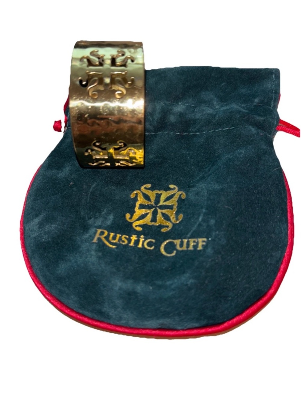 Rustic Cuff Gold Cuff Bracelet - Picture 4 of 5